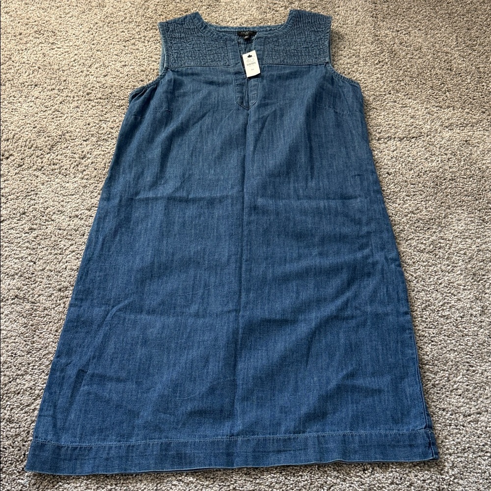 Talbots NWT Lightweight Sleeveless 100% Cotton Dress, 4p